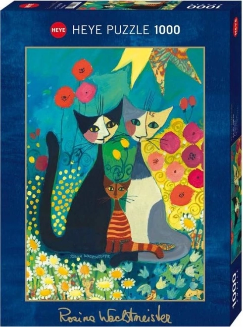 Puzzle metalic Grădina de flori