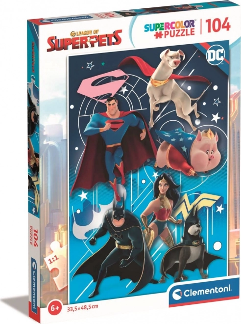 Puzzle DC Liga Superanimale 104 Piese