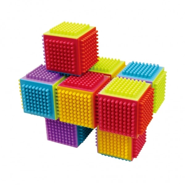 Set de construcție cu cuburi Little Hero pentru copii de la 12 luni