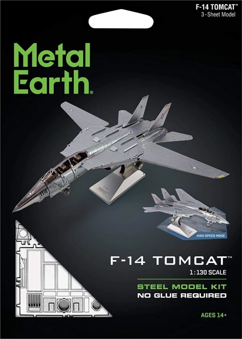 Puzzle 3D sob metal f-14 tomcat