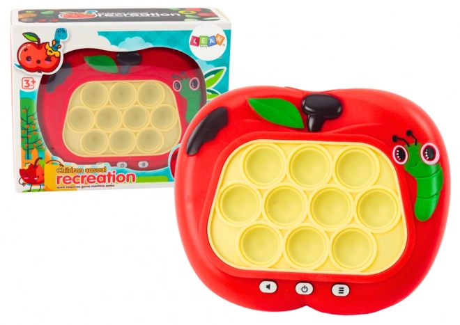 Consola de jocuri Pop-It Măr Roșu Pad Sensorial