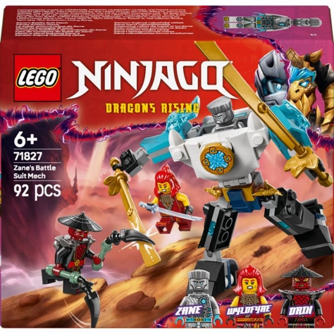 Lego ninjago robot cu armură de luptă Zane