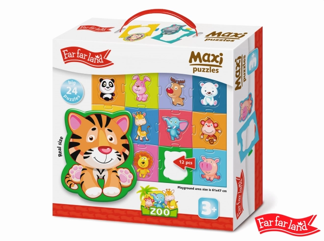 Puzzle Maxi Zoo Animale Far Far Land