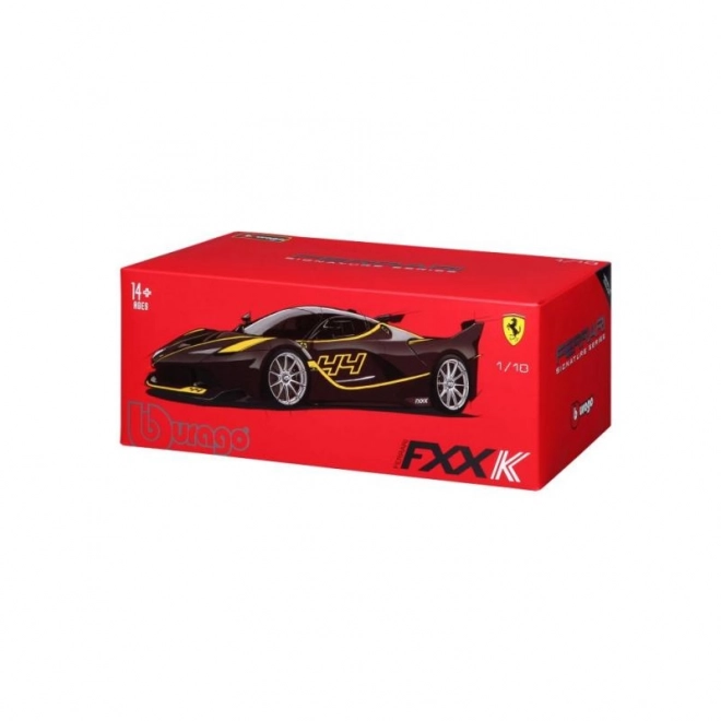 Model metalic Ferrari FXX K din seria Signature de la Bburago la scara 1:18