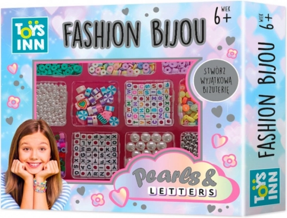 Set de perle și litere