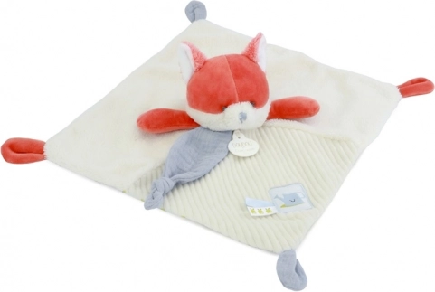 Doudou set cadou jucărie din pluș vulpe Rozmarin 27 cm