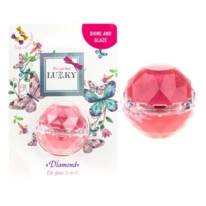 Lukky luciu de buze diamant 2-în-1, aromă dulce, culori: lumini