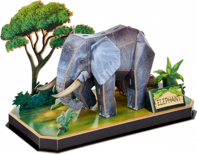 Puzzle 3D Elefant 42 piese