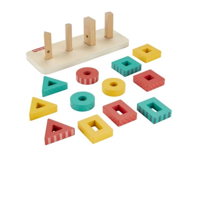 Puzzle din lemn forme Fisher-Price