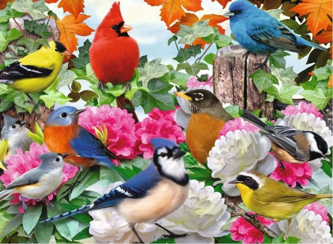 Puzzle Ravensburger Păsările Grădinii 500 Piese