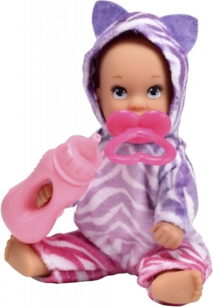 Mini păpușă Nou-Născut Baby Onesie 12 cm