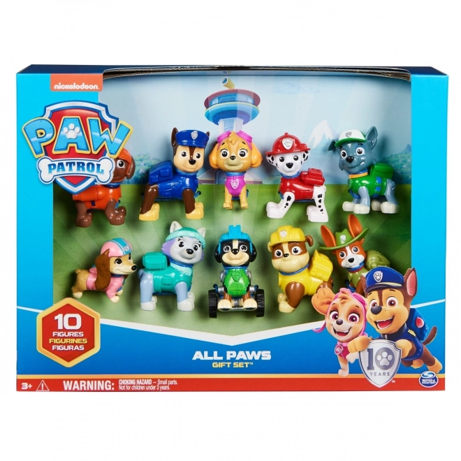 Set figurine Patrula Cățelușilor - Toți Cățelușii la Bord