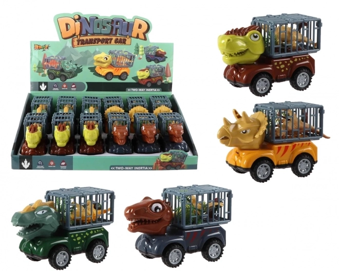 Mașină cu volantă Dinozaur cu figurină