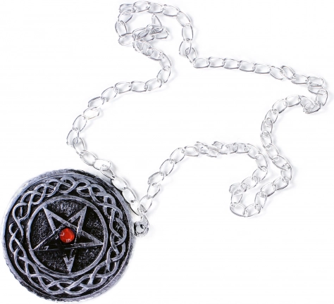 Colier gotic cu pentagramă