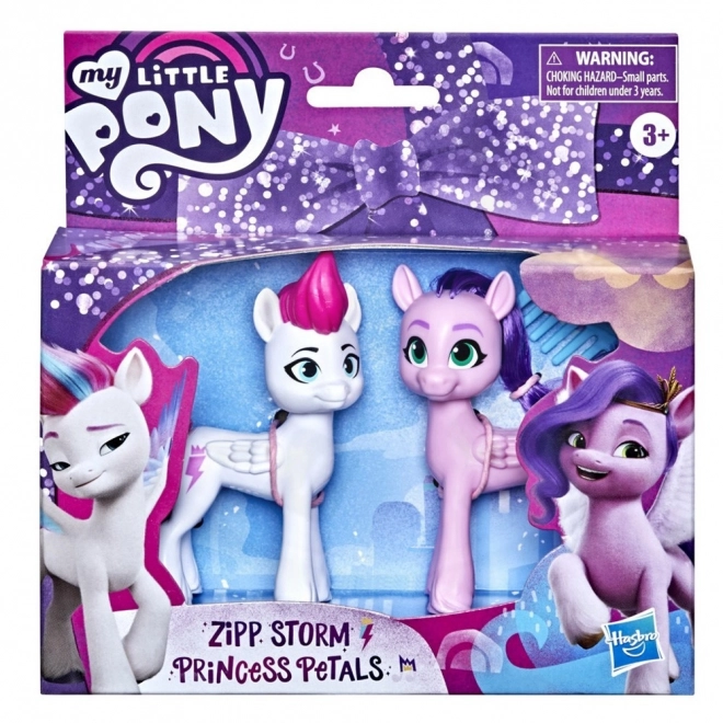 Set micul meu ponei zipp storm & princess petals