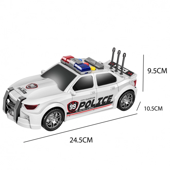 Mașină de poliție cu lumini și sunete