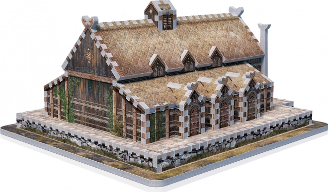 Puzzle 3D Sala de Aur Edoras din Stăpânul Inelelor 445 de piese