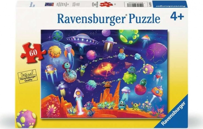 Puzzle extratereștri XL 60 piese