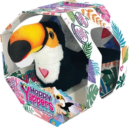 Happy Yappers tucan – jucărie de pluș interactivă pentru copii