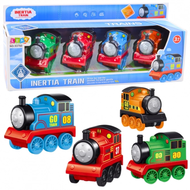 Set de trenuri cu locomotivă fără baterii