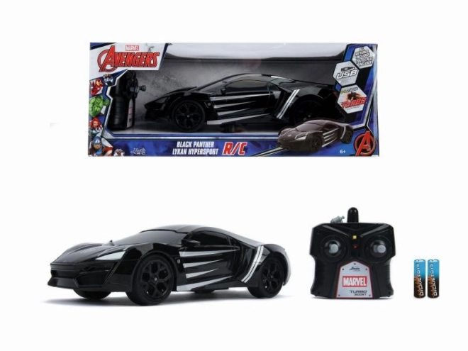 mașină RC Black Panther Lykan la scară 1:16