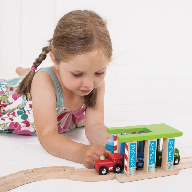 spălătorie trenuri Bigjigs Rail