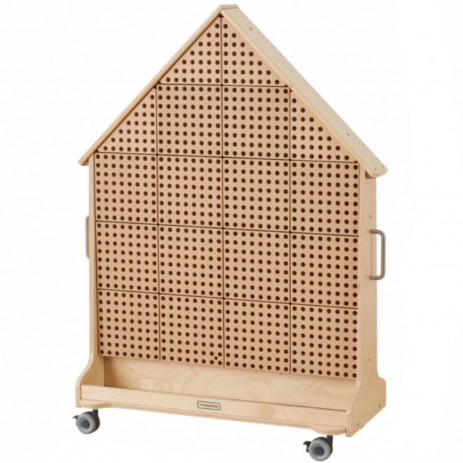 Tabla de lemn verticală STEM în formă de casă