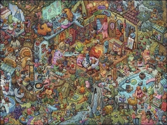 HEYE Puzzle Distracție cu prietenii 1500 piese