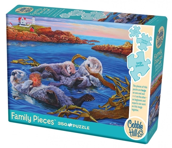 Puzzle de Familie Vidre de Mare Cobble Hill 350 Piese