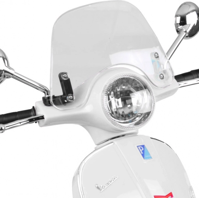 Scuter electric Vespa GTS Super pentru copii – Alb