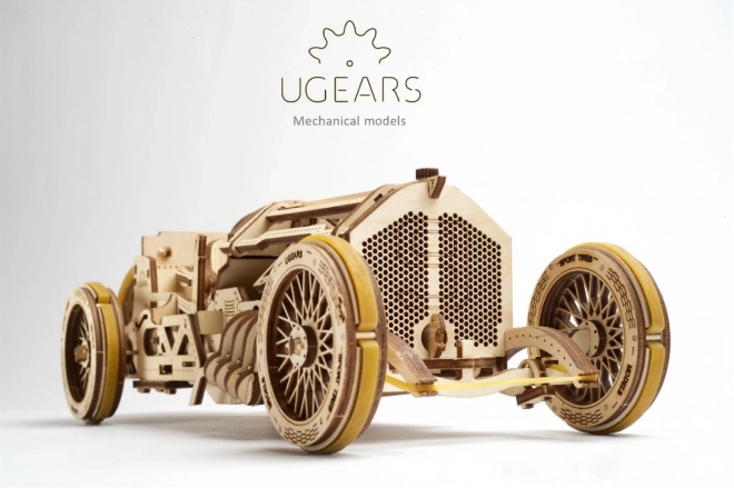 Puzzle 3D maşină Grand Prix de la UGEARS