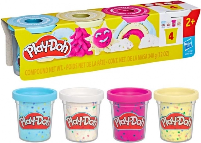 Set Play-Doh cu forme și confetti