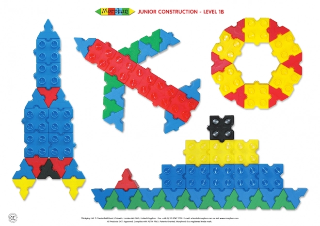 Set de construcție Morphun 200 de piese