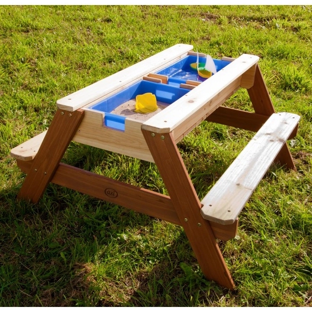 Masa de picnic Nick cu bancă și umbrelă AXI