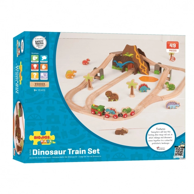 Set feroviar dinozauri Bigjigs Rail