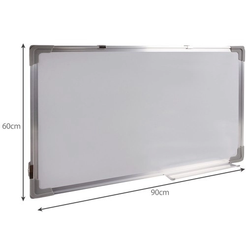 Tablă magnetică de scris uscat 90x60 cm cu markere și magneți