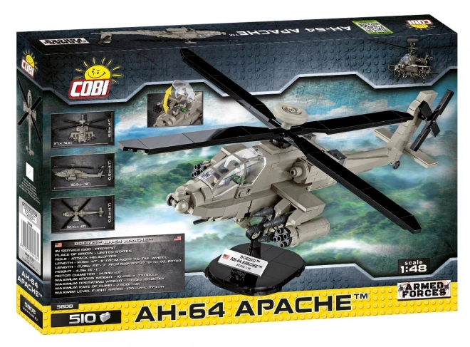 elicopter militar COBI AH-64 Apache 1:48