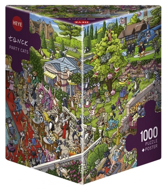 puzzle HEYE petrecerea pisicilor 1000 piese