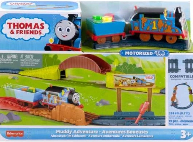 Locomotiva cu motor Tomáš și prietenii Aventura Murdară