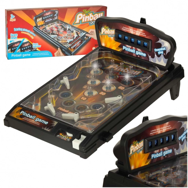 Flipper Pinball Negru Joc cu Lumini și Sunete Uimitoare