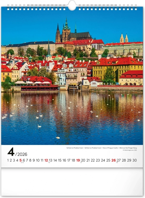 Calendar de perete Praga 2026