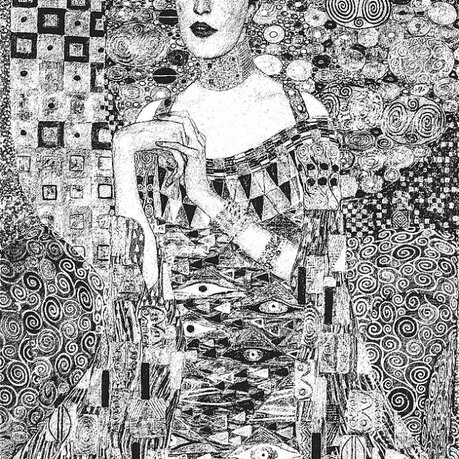 Puzzle TREFL Ram stilul Adele Bloch-Bauer I 500 Piese