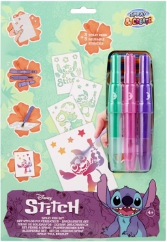 Set de pictură cu markere suflante Stitch A4