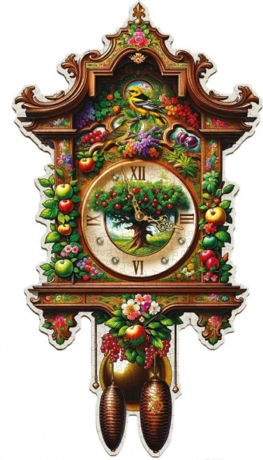 Puzzle din lemn Ceasul cu cuc