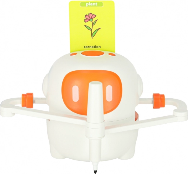 Robot educațional interactiv pentru învățarea desenului și scrisului cu carduri și markere
