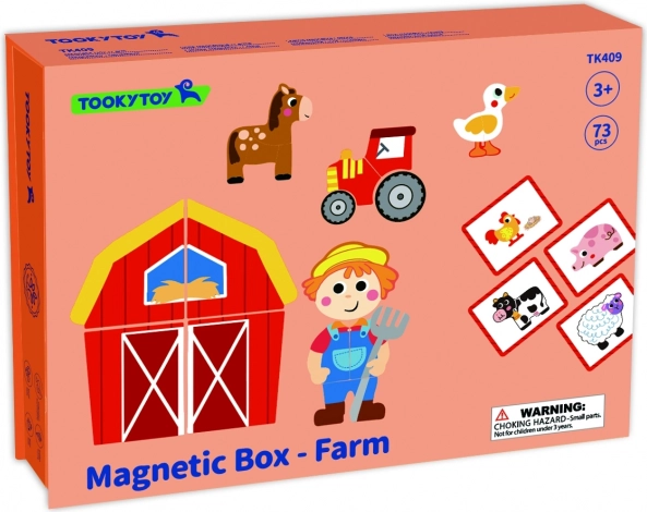 Puzzle Magnetic de Fermă Tooky Toy