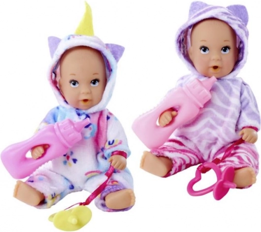 Mini păpușă Nou-Născut Baby Onesie 12 cm