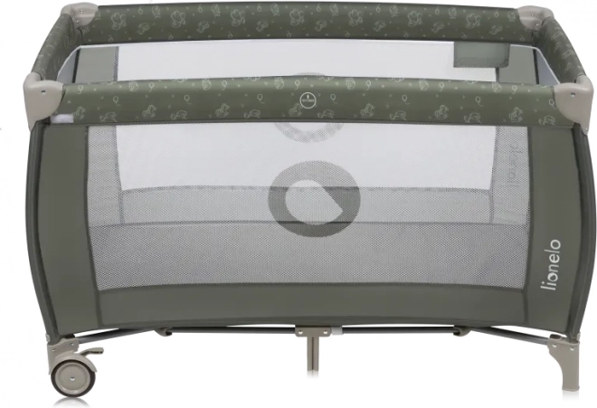Pat pentru călătorii Lionelo Sven Plus Beige Olive