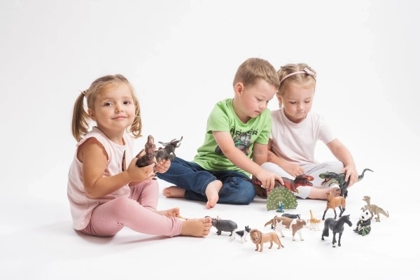 Veveriță roșcată din plastic 9cm în săculeț