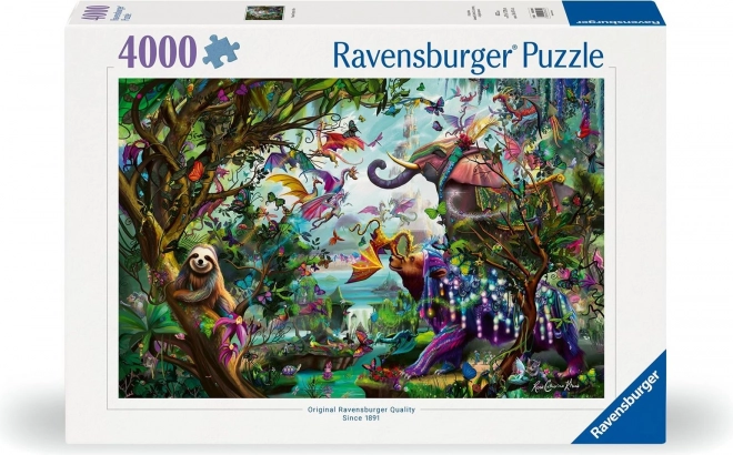 Puzzle Dragoni Tropicali 4000 piese